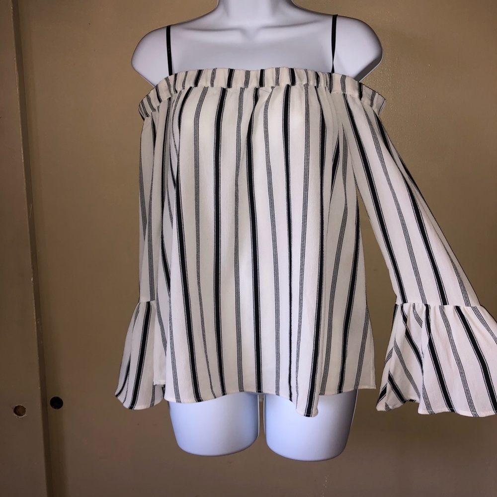White off the shoulder blouse